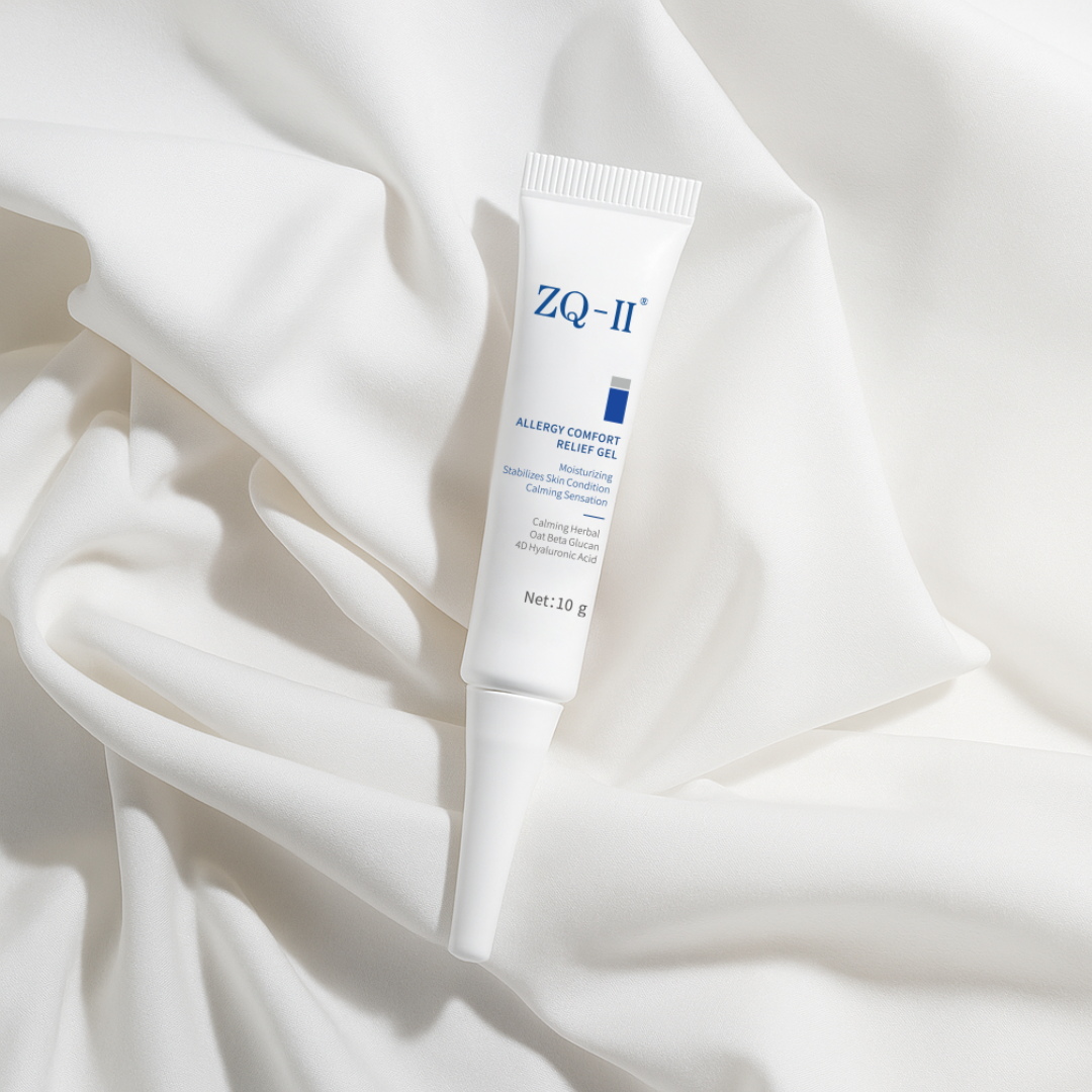 Verlicht gevoelige huid en seizoensgebonden dermatitis met ZQ-II allergie comfortreliefgel