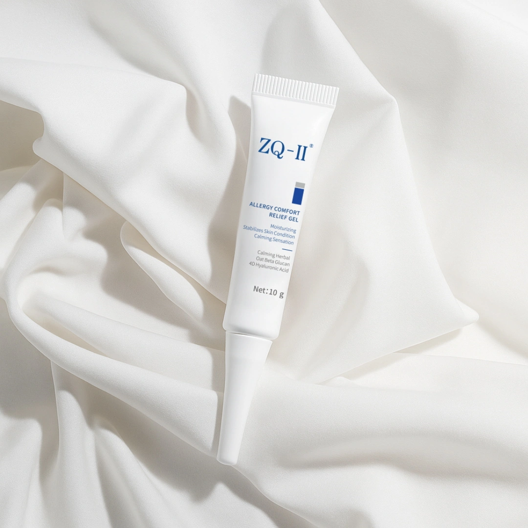 Verlicht gevoelige huid en seizoensgebonden dermatitis met ZQ-II allergie comfortreliefgel